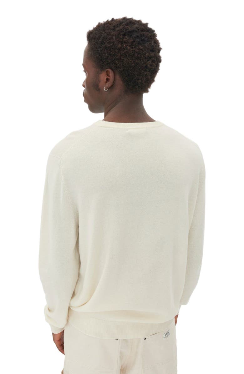 Gobi Cashmere Crew Neck Sweater, Alternate, color, White