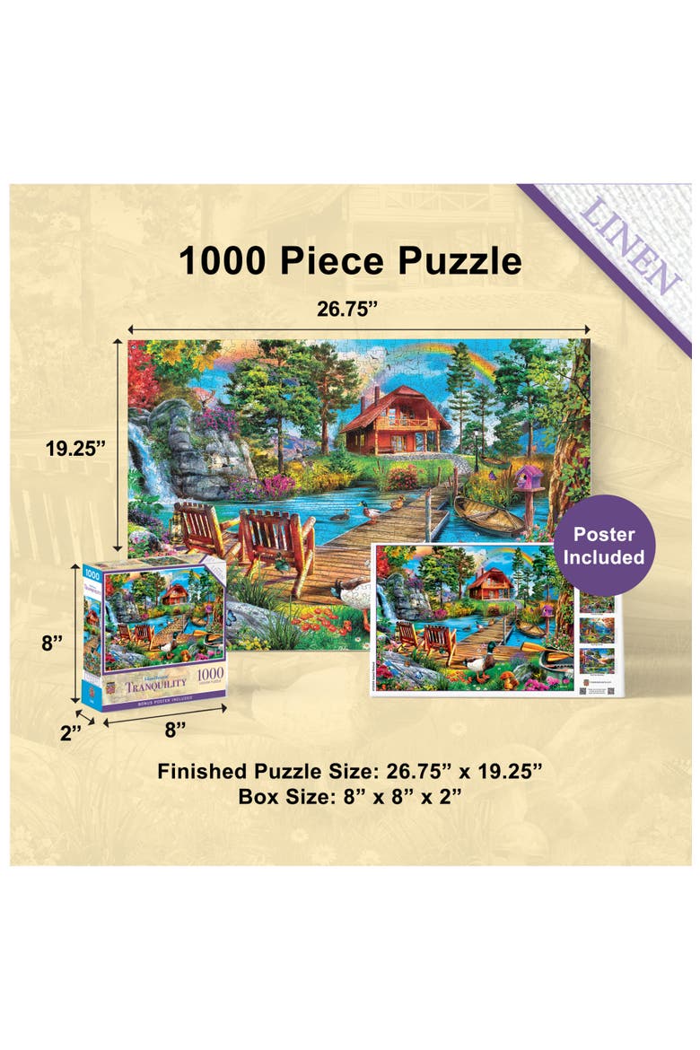 Island Retreat 1000 Piece Jigsaw Puzzle, Alternate, color, Multicolor