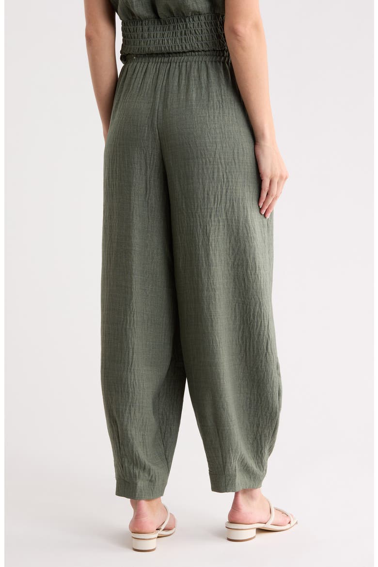 Drawstring Waist Lantern Leg Pants, Alternate, color, H. MOSS