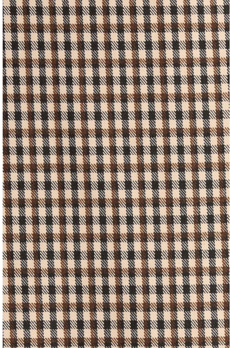 Plaid Miniskort, Alternate, color, BROWN PLAID