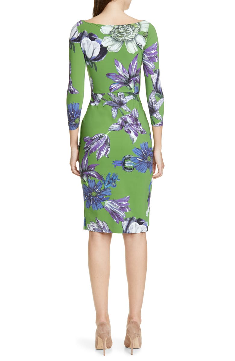 Chiara Boni La Petite Robe Charisse Floral Print Cocktail Dress, Alternate, color, 