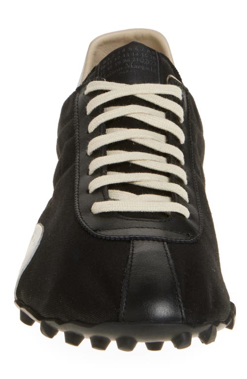 Maison Margiela Sprinters Low-top Sneakers In Black/white/anthracite