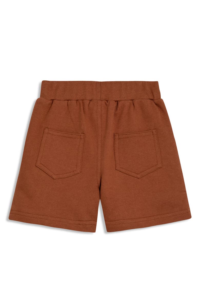 JOJO MAMAN BEBE Dinosaur Print Cotton T-Shirt & Shorts Set, Alternate, color, Natural