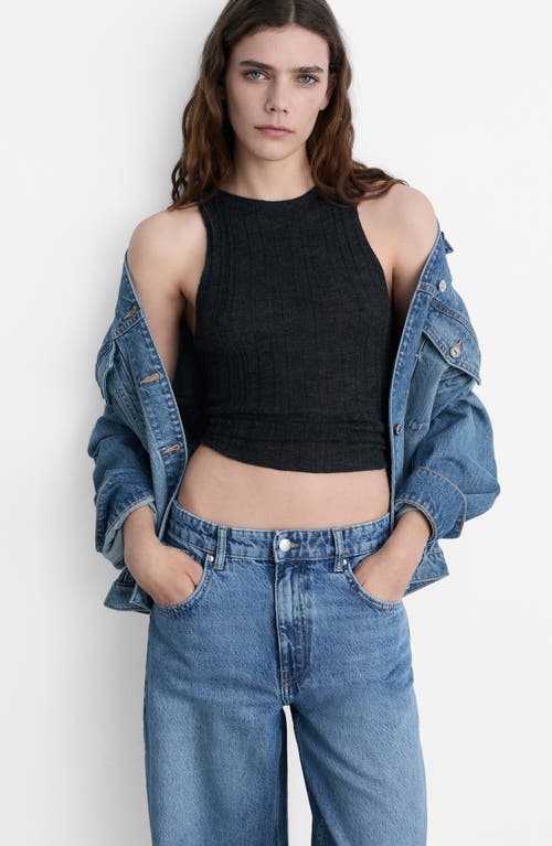 Mango Carlo Balloon Jeans In Medium Blue