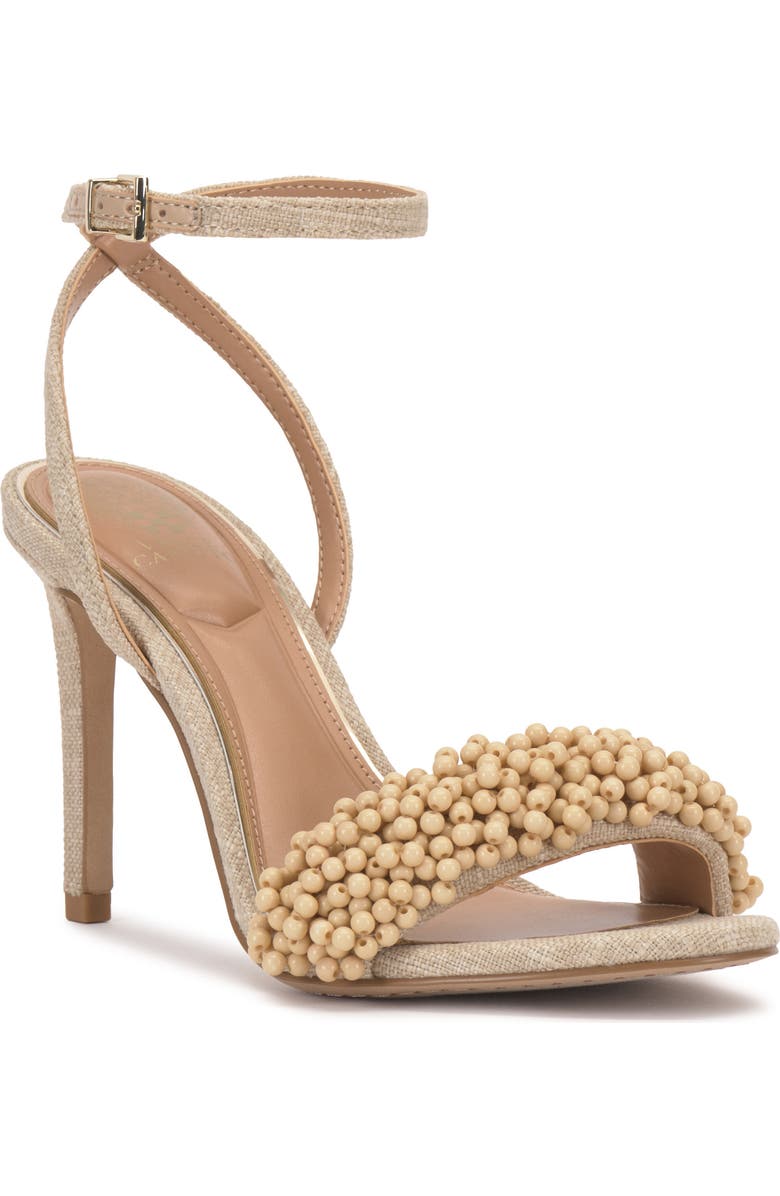 Vince Camuto Arleem Ankle Strap Sandal, Main, color, Natural