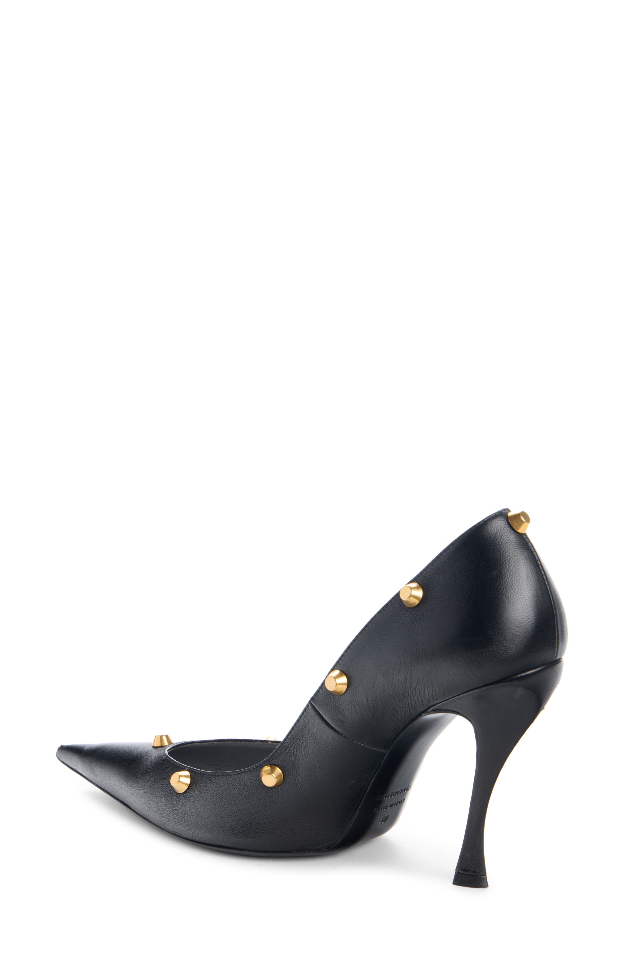 Midnight City Leather Pump, Alternate, color, 1080 BLACK/ GOLD