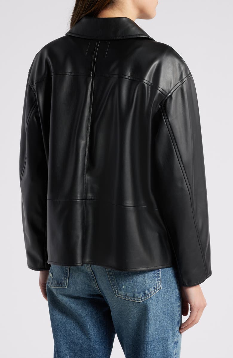 Rails Haisley Faux Leather Jacket, Alternate, color, Black