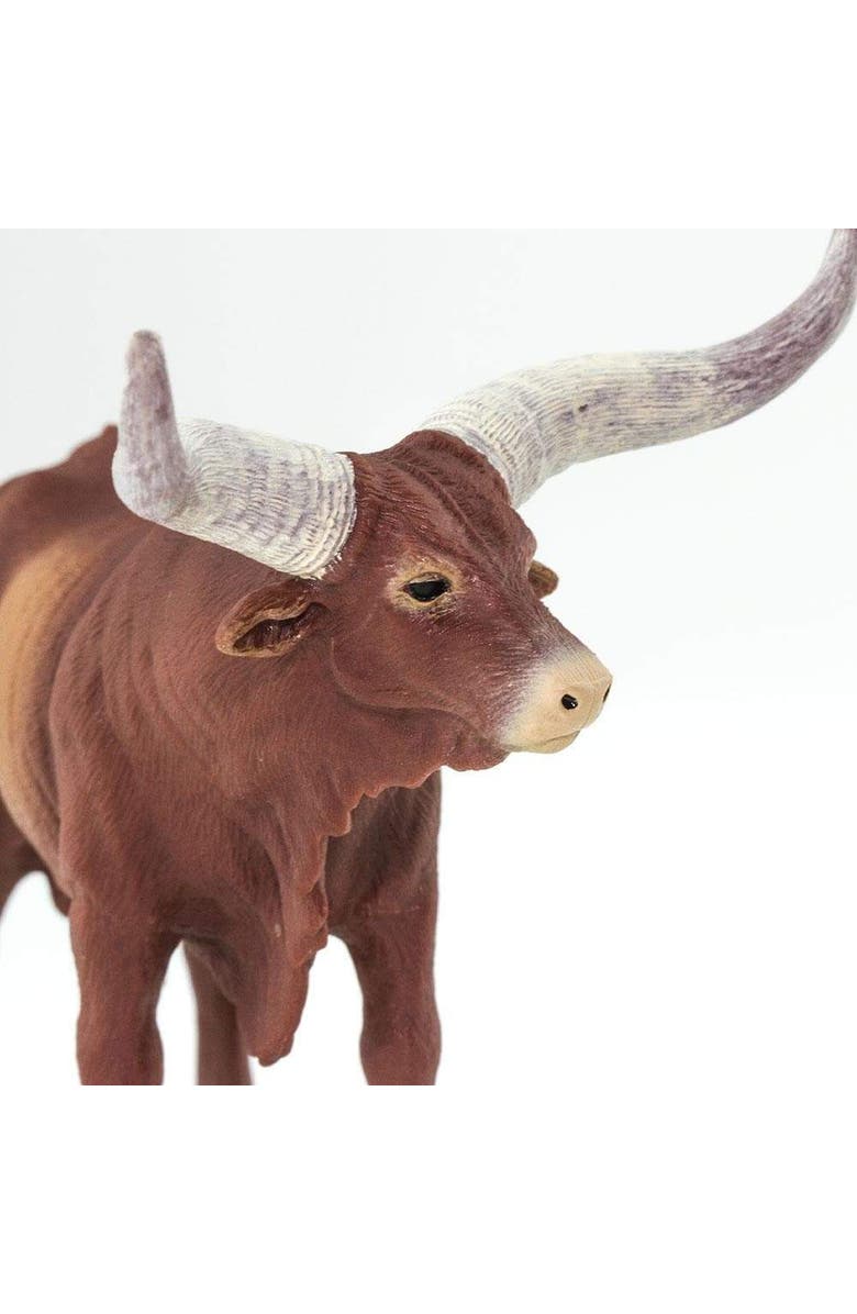 Safari Ltd. Watusi Bull Kids Toy Figure, Alternate, color, NO COLOR