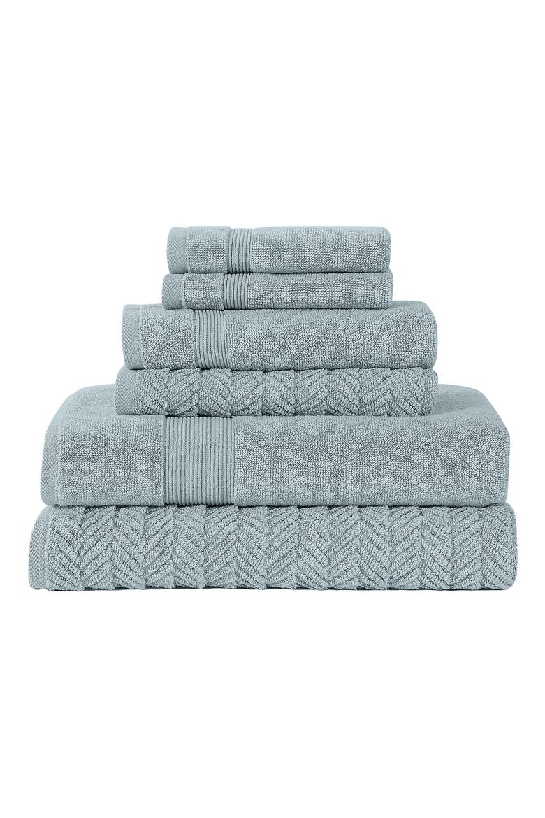 Otis 6-Piece Towel Set, Main, color, SOFT GRAY