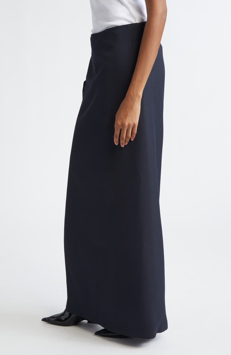 Jean Paul Gaultier Trench Detail Skirted Pants, Alternate, color, Navy