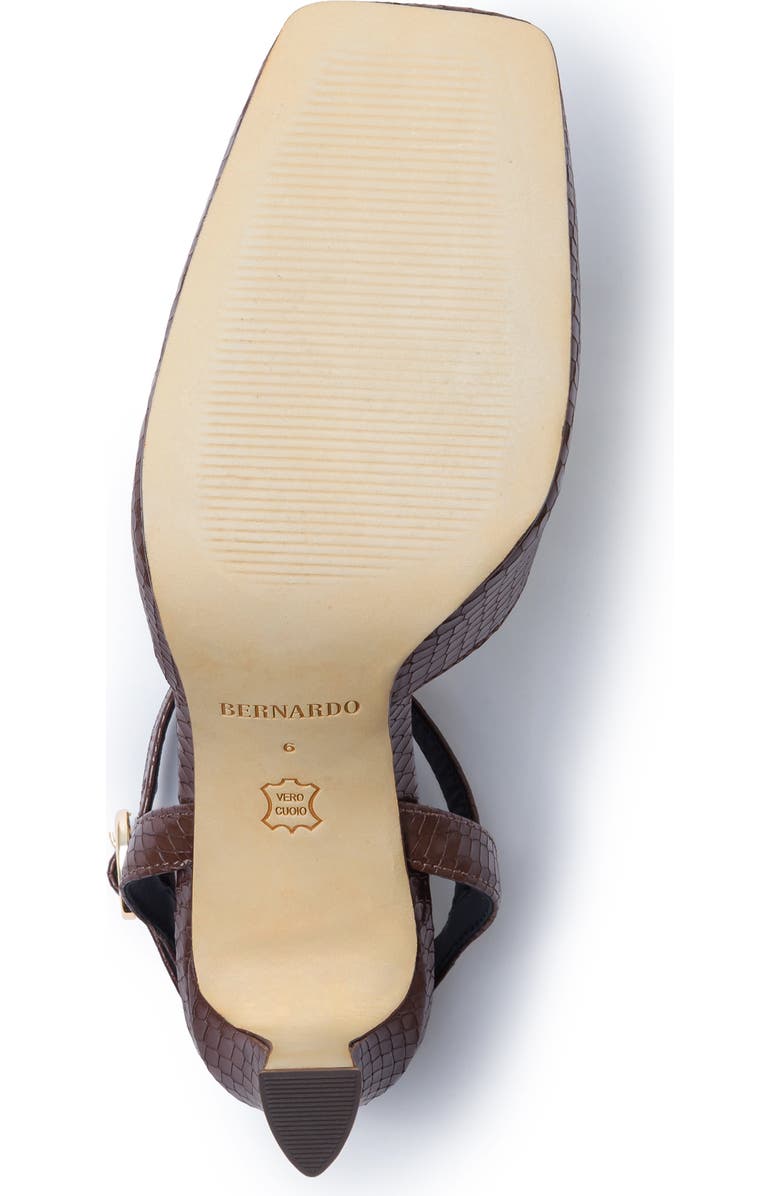 Bernardo Footwear Gama Mary Jane Pump, Alternate, color, Dark Chocolate