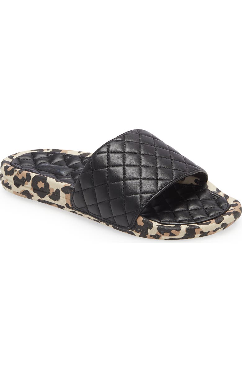 APL Lusso Quilted Slide Sandal, Main, color,