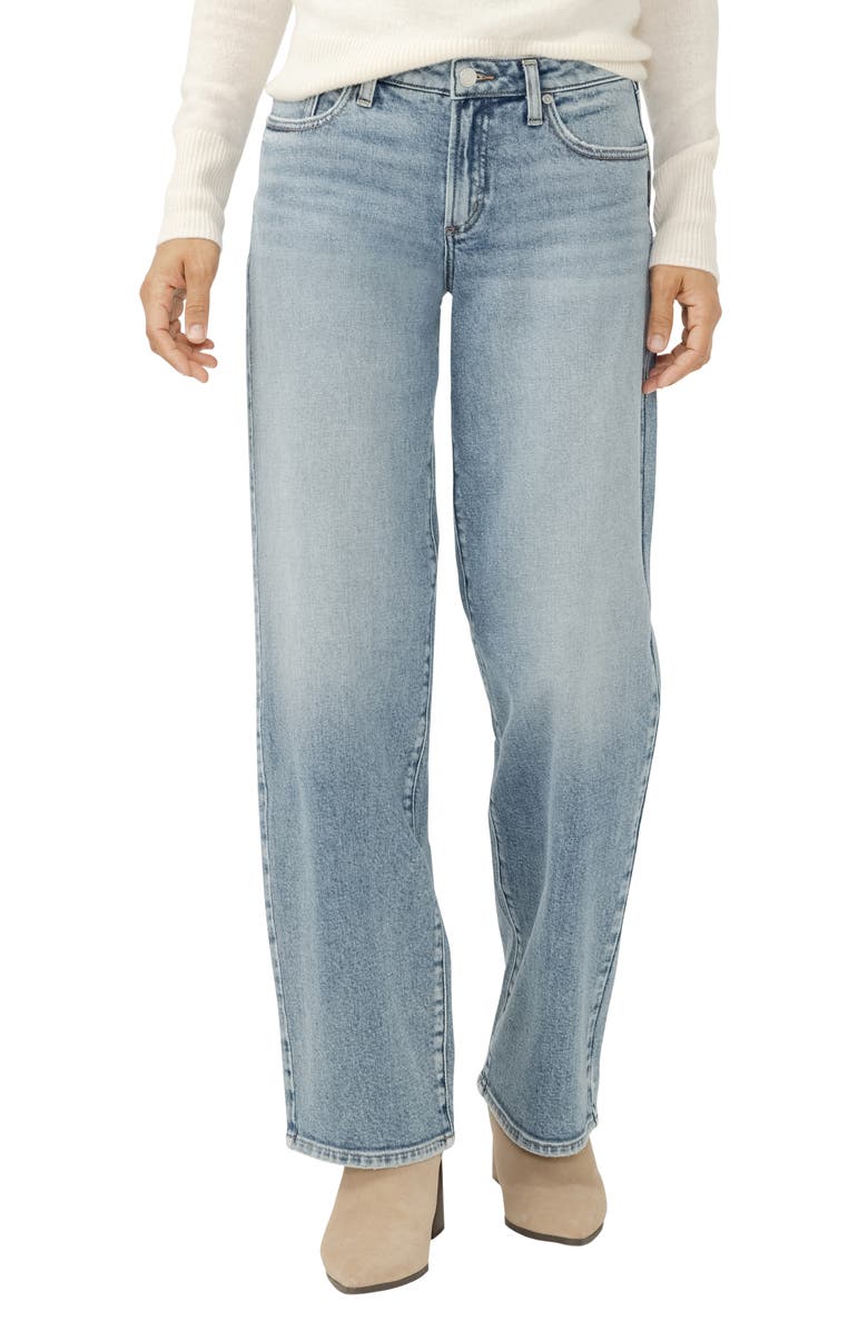 Silver Jeans Co. Loose & Low Baggy Jeans, Main, color, Grove