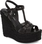 Saint Laurent Tribute Espadrille Wedge