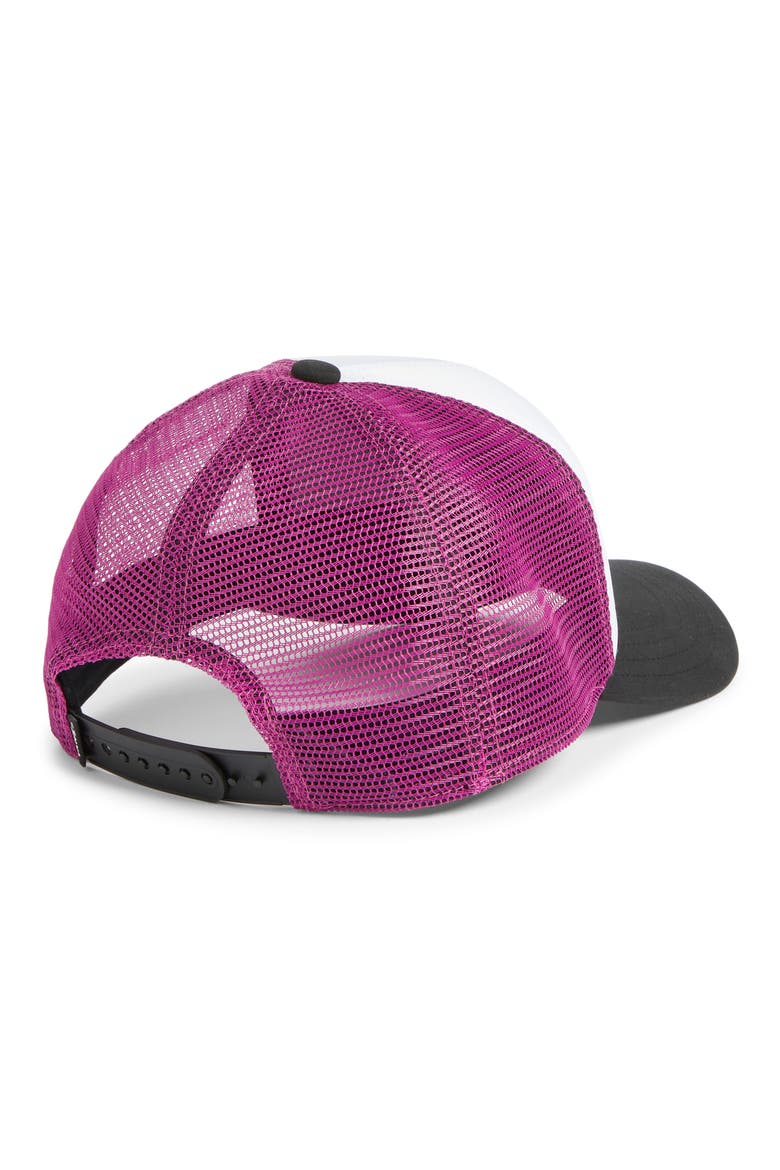 Kids' Twisted Snapback Trucker Hat, Alternate, color, WHITE MULTI
