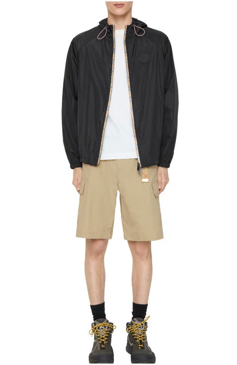 Nylon Cargo Shorts