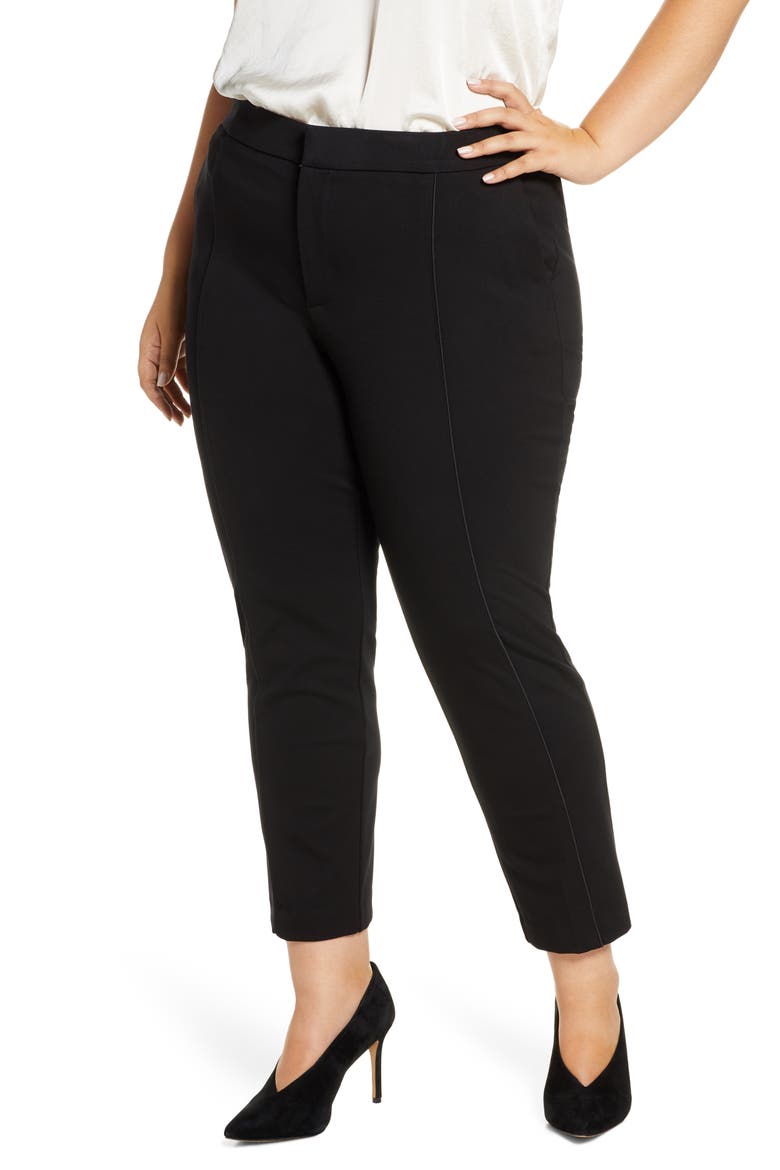 The Ultimate Stretch Slim Ankle Pant, Main, color, BLACK