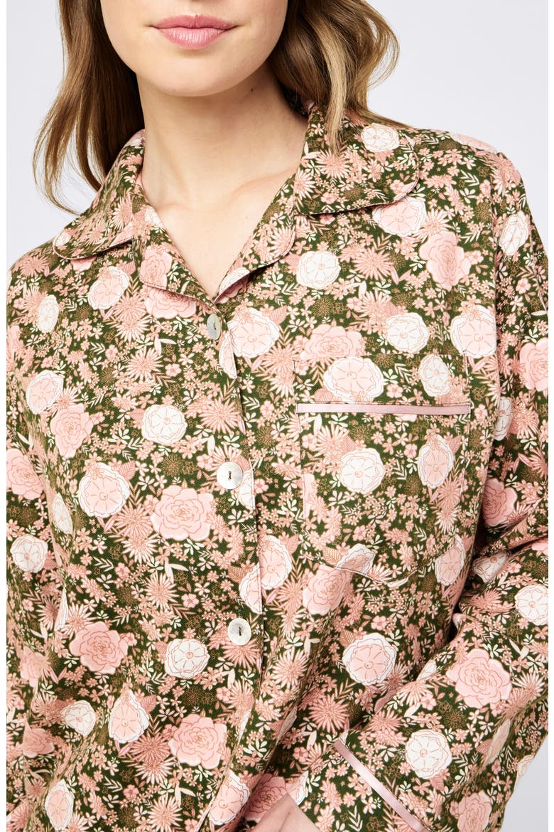 Meribel Cozy Pajamas, Alternate, color, MOSS