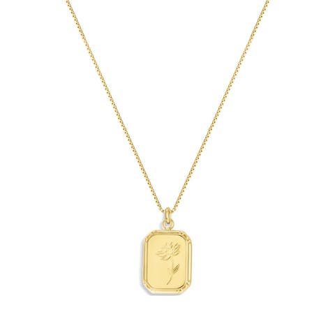 Audrey Birth Flower Necklace