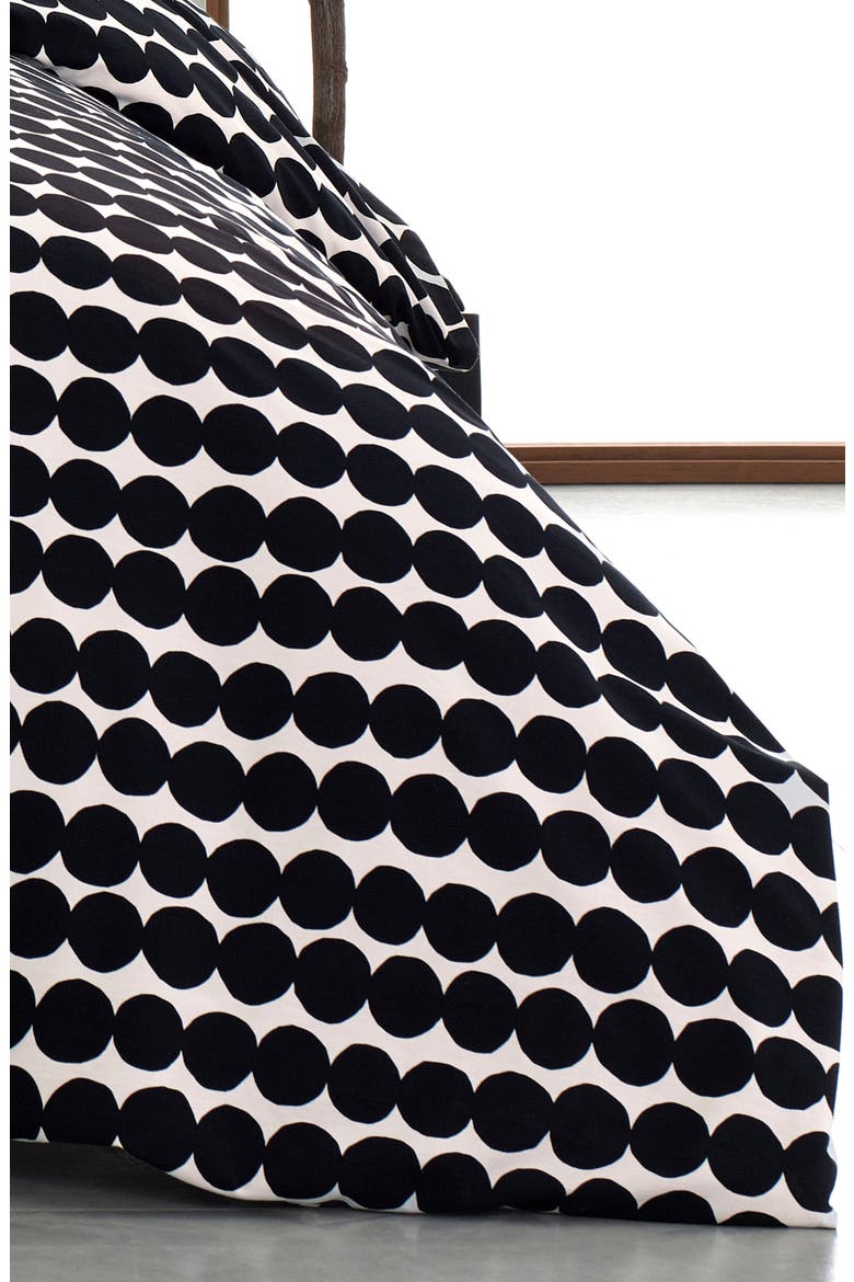 Rasymatto Duvet Cover & Sham Set, Alternate, color, BLACK