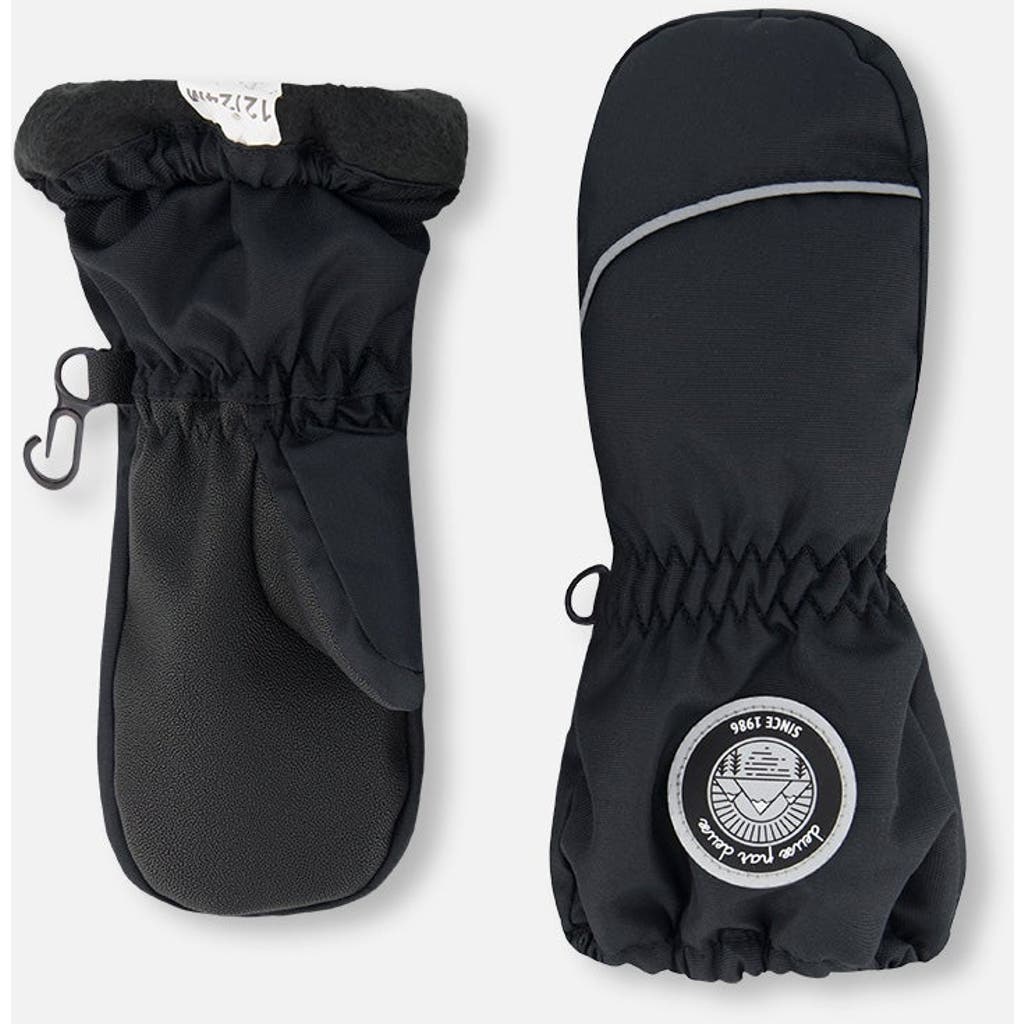 Deux Par Deux Gender Inclusive Winter Mittens Play In Black