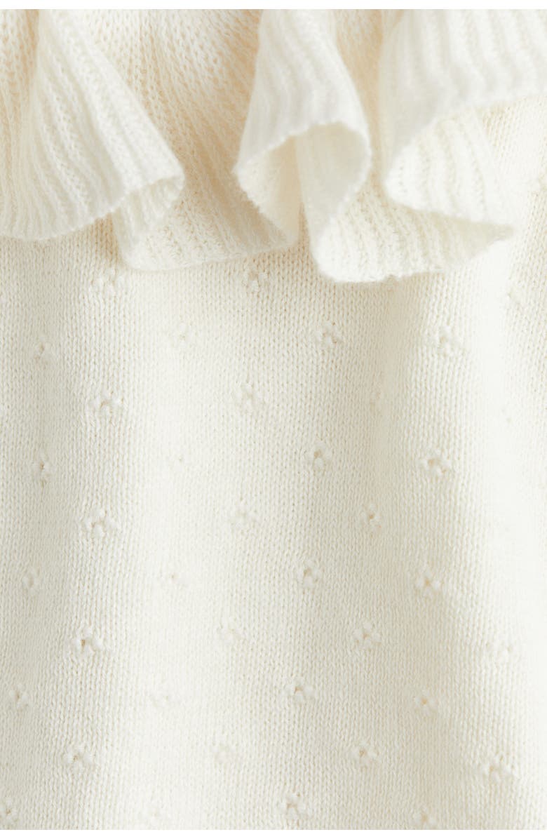 H&M 2-piece Pointelle-knit Set, Alternate, color, White