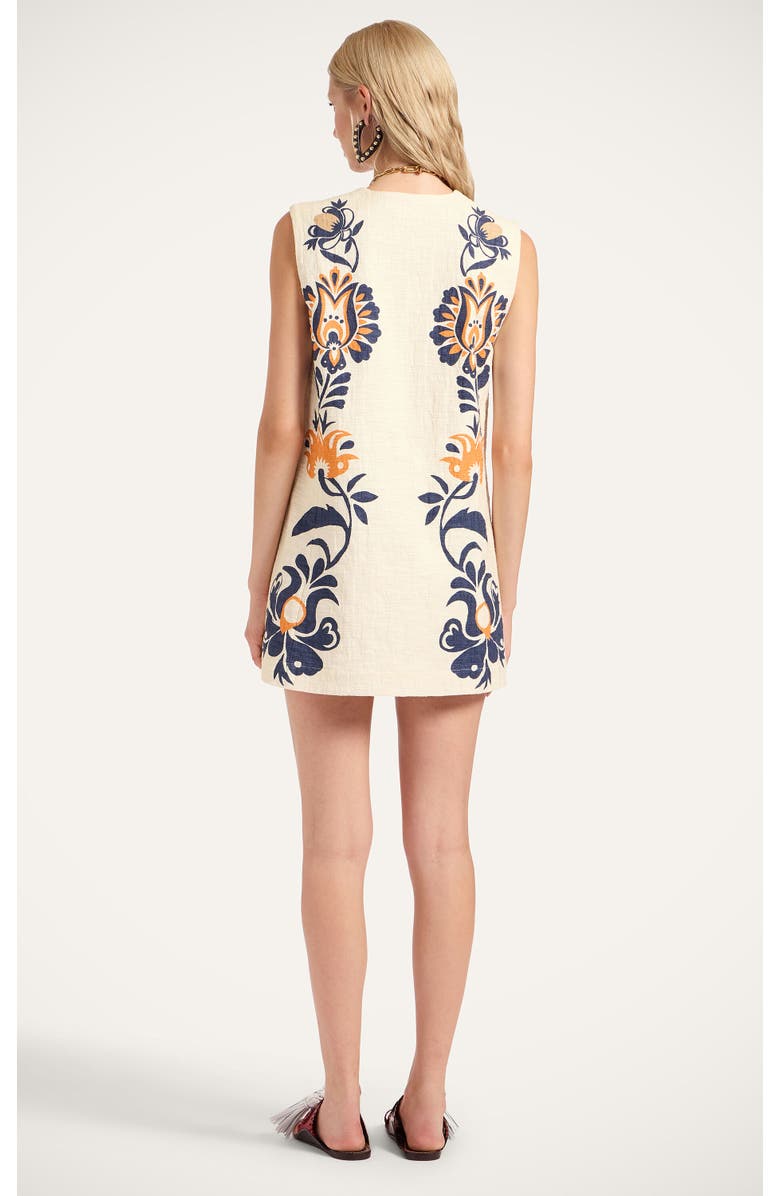 La DoubleJ Cream Soda Tunic Placée, Alternate, color, Selva Placée Blue