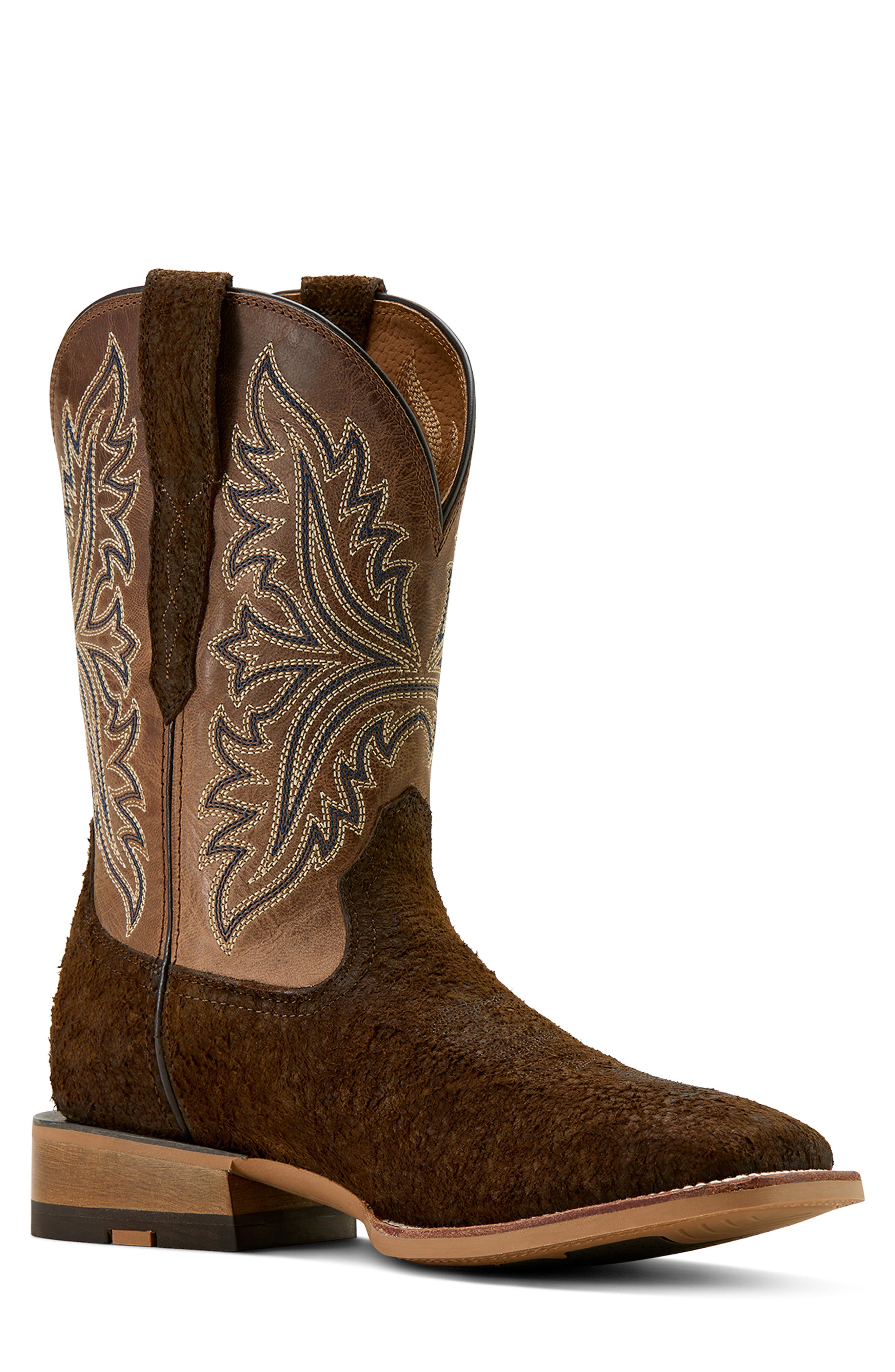 Ariat Walker Cowboy Boot, Alternate, color, Best Bronze Roughout/ Conquest