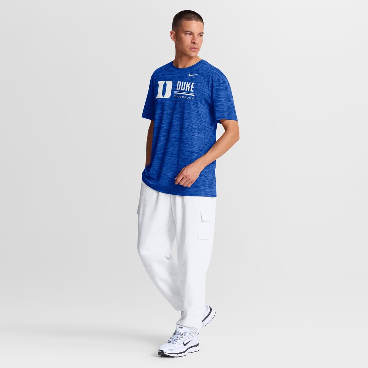 Nike Men's Nike Royal Duke Blue Devils Sideline Velocity Dri-FIT T ...