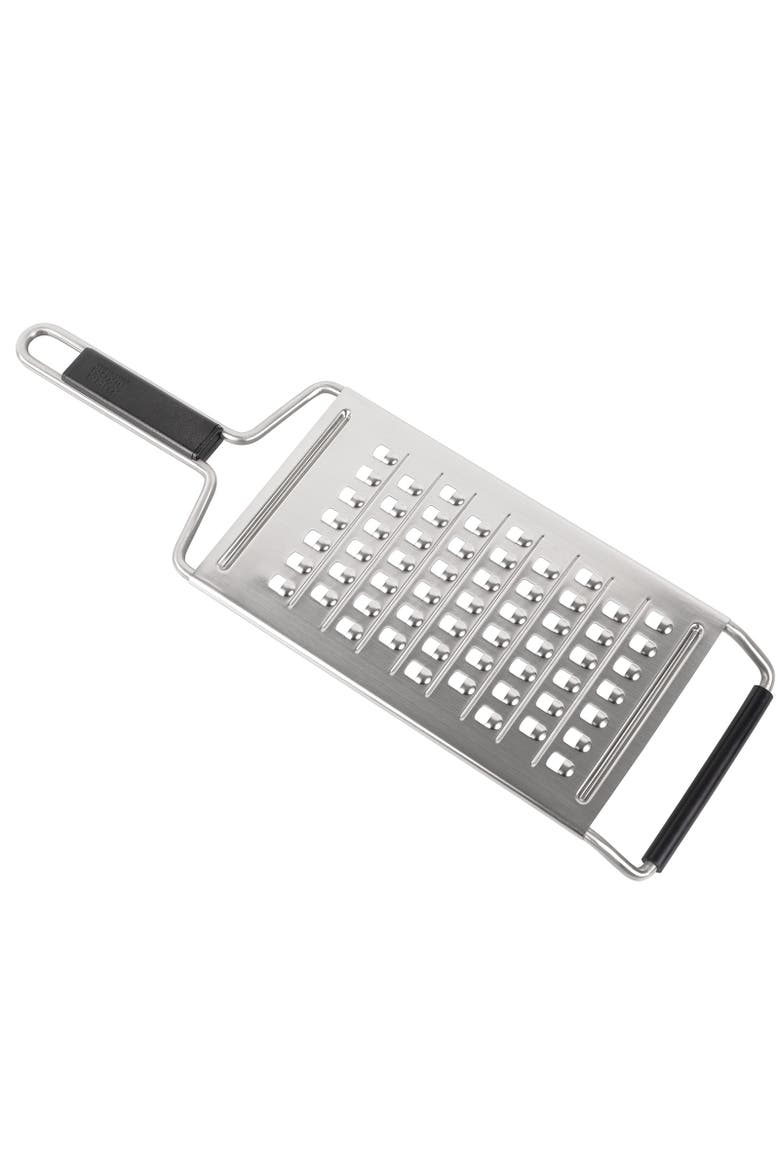 Essential Coarse Grater with Ultra-Sharp Stainless Steel Blade for Vegetables, Cheese & Potatoes, Main, color, Silver