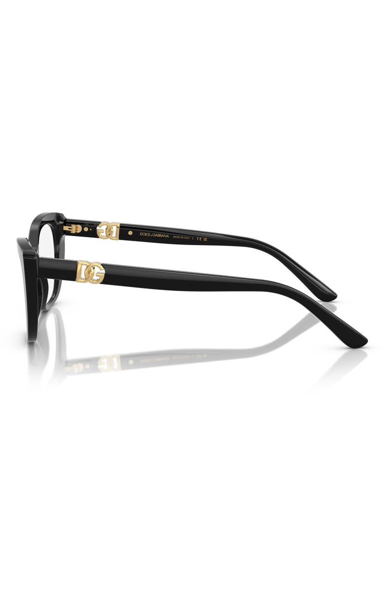 Dolce&Gabbana 54mm Cat Eye Optical Glasses, Alternate, color,