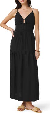 Splendid Darcy Sleeveless Tiered Maxi Dress