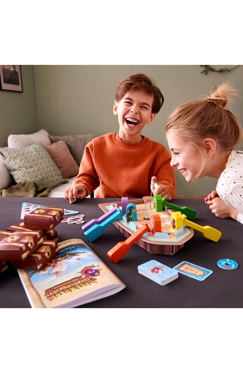 HABA Capt'n Pepe Treasure Ahoy - A Cooperative Pirate Board Game, Adventure & Treasure Hunt for Kids & Families, Legacy Game for Ages 6+, Alternate, color, Multi
