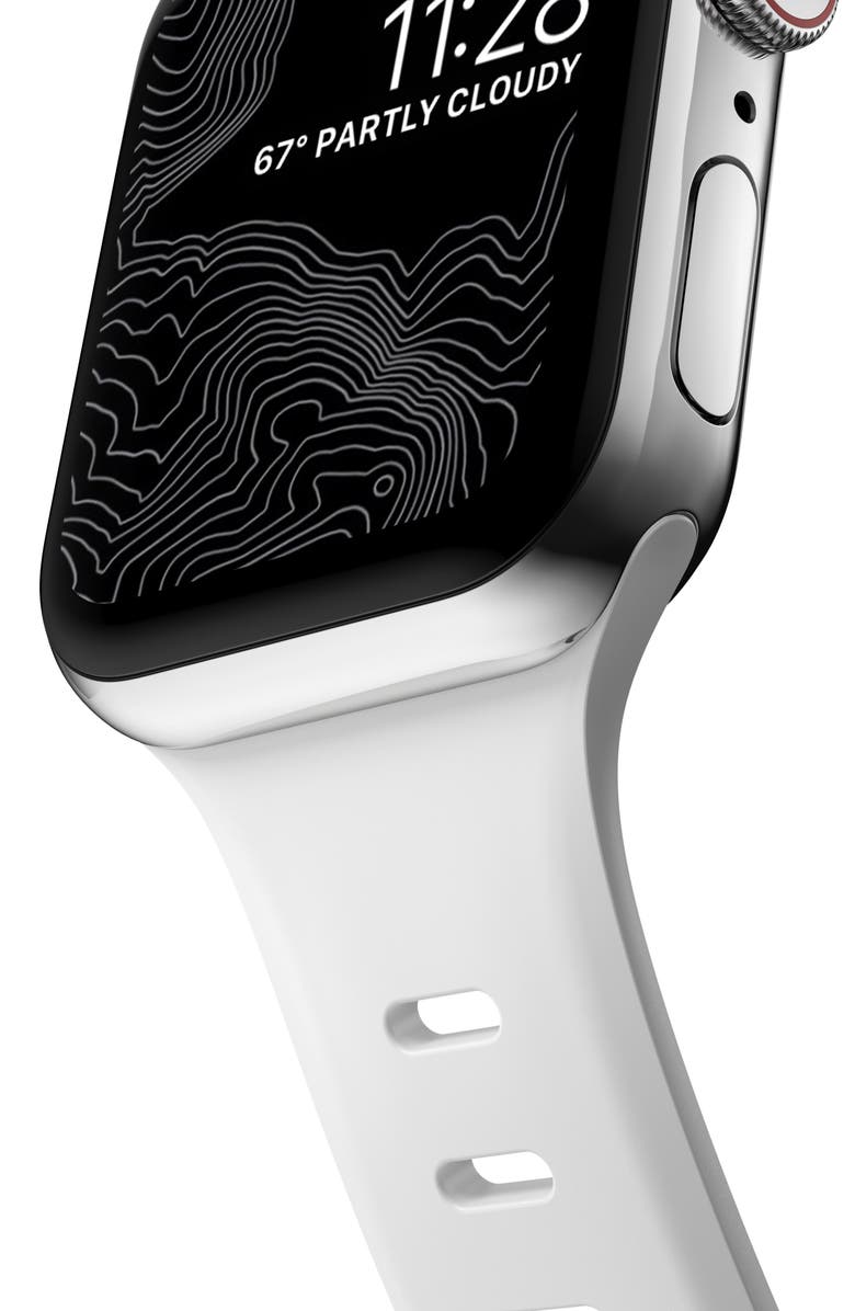 Nomad Sport Slim FKM Rubber 45mm Apple Watch<sup>®</sup> Watchband, Alternate, color,