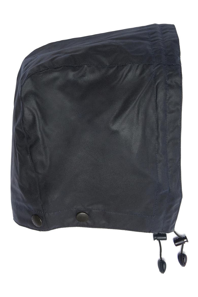 Thornproof Oversize Waxed Cotton Hood, Main, color, NAVY DRESS