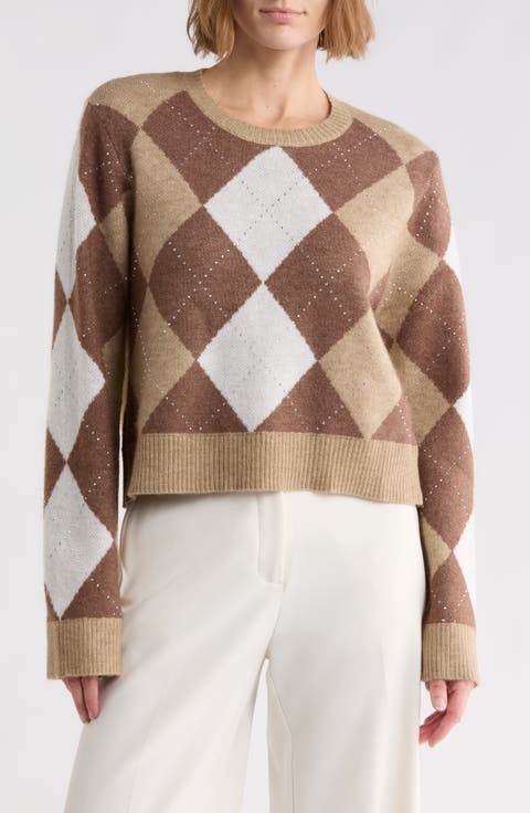Argyle Crewneck Sweater