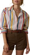 Faherty Coastal Relaxed Cotton Poplin Button-Up Shirt