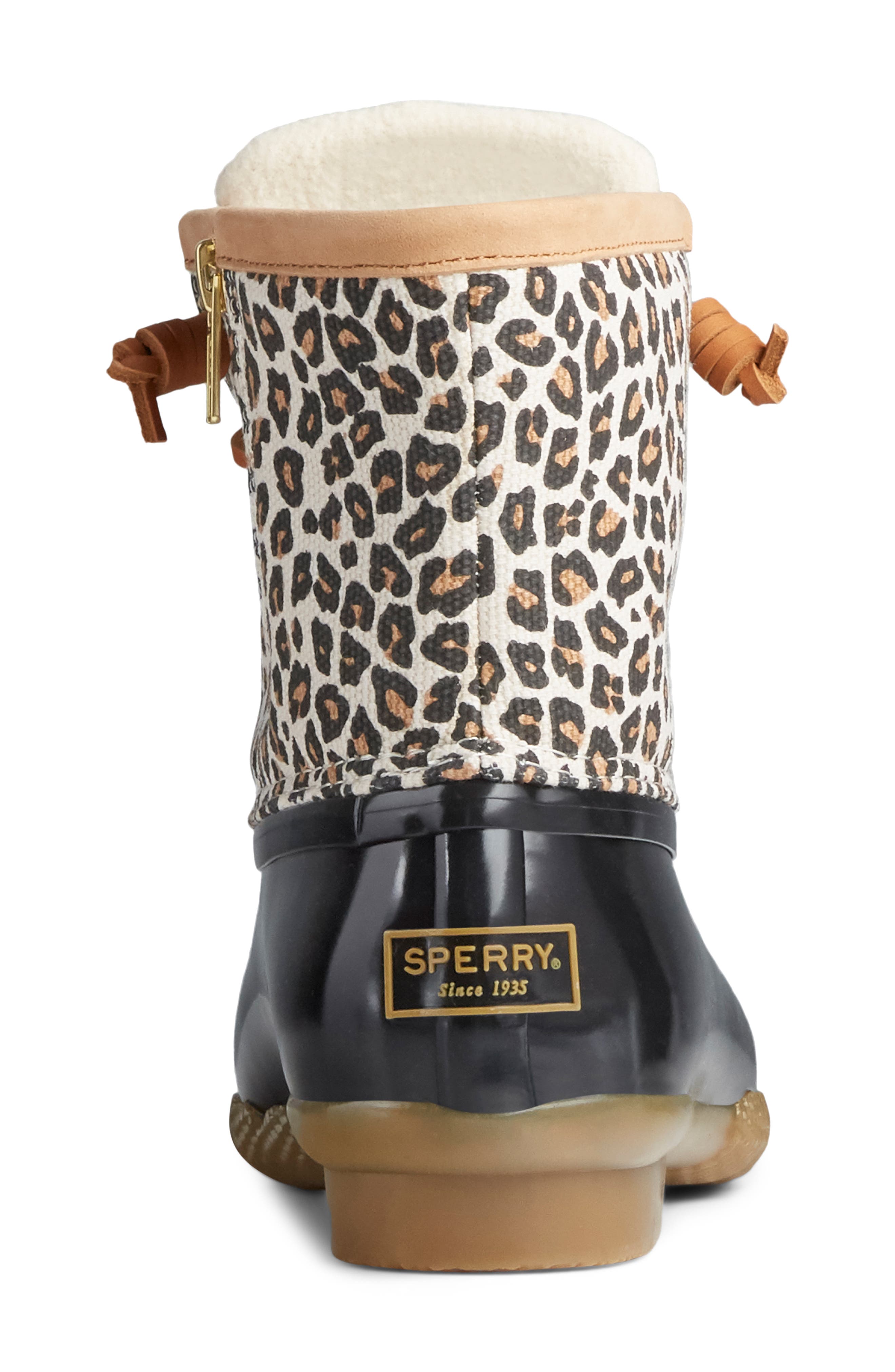 Top-Sider® Saltwater Duck Boot, Alternate, color, ANIMAL PRINT FABRIC