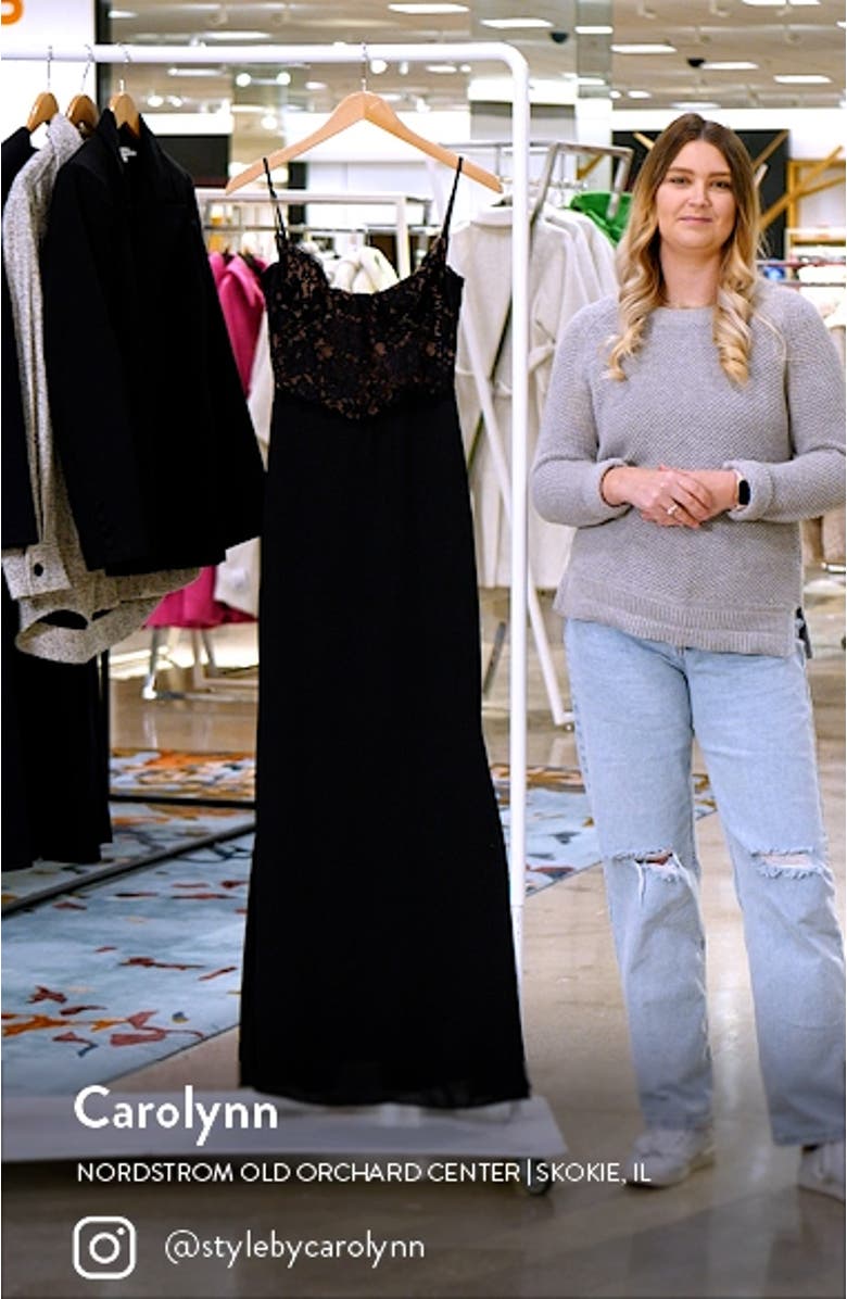 Cara Corset Illusion Lace Underwire Cocktail Dress, sales video thumbnail