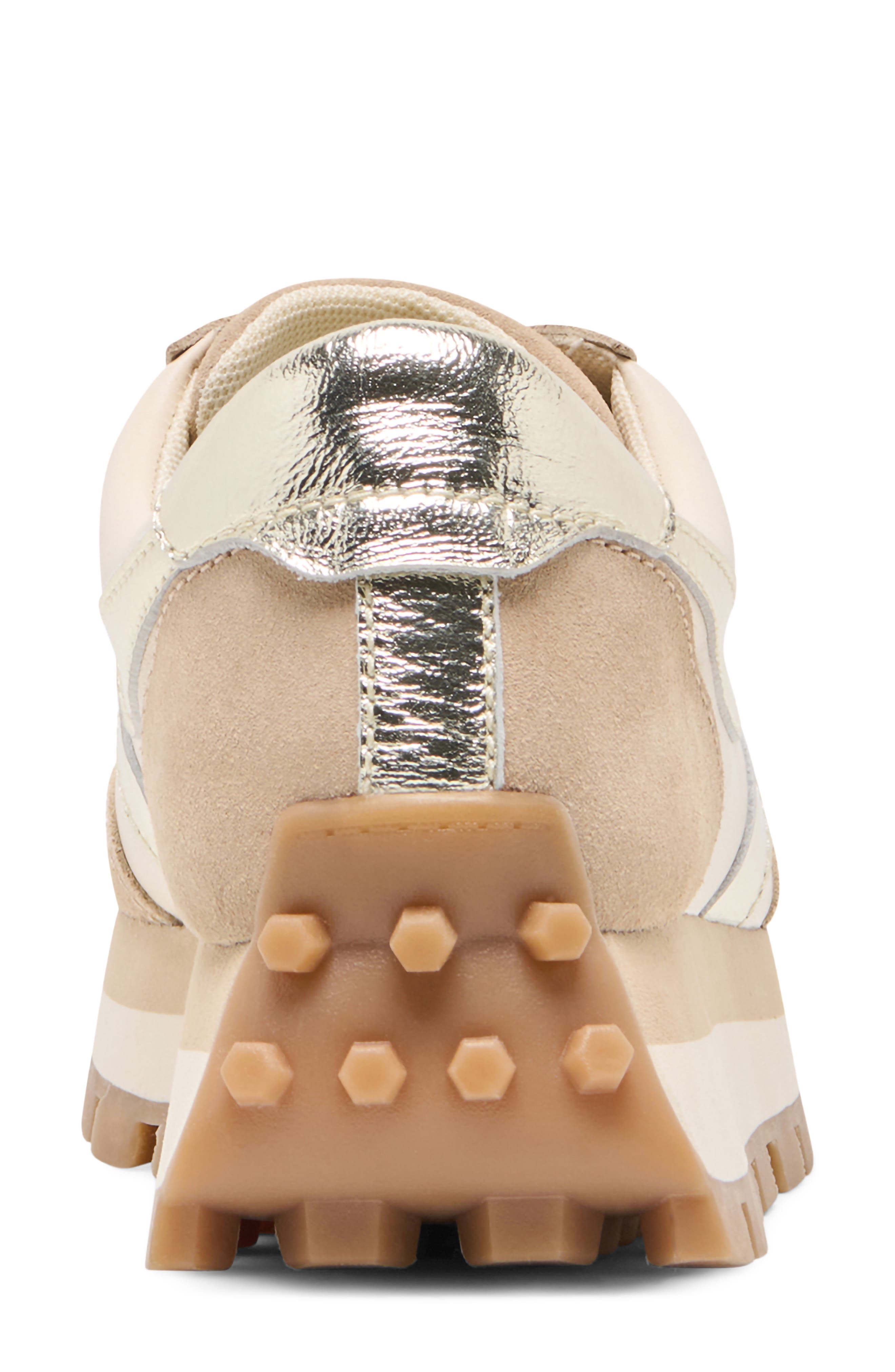 Tresa Snaker, Alternate, color, WHITE/GOLD SUEDE