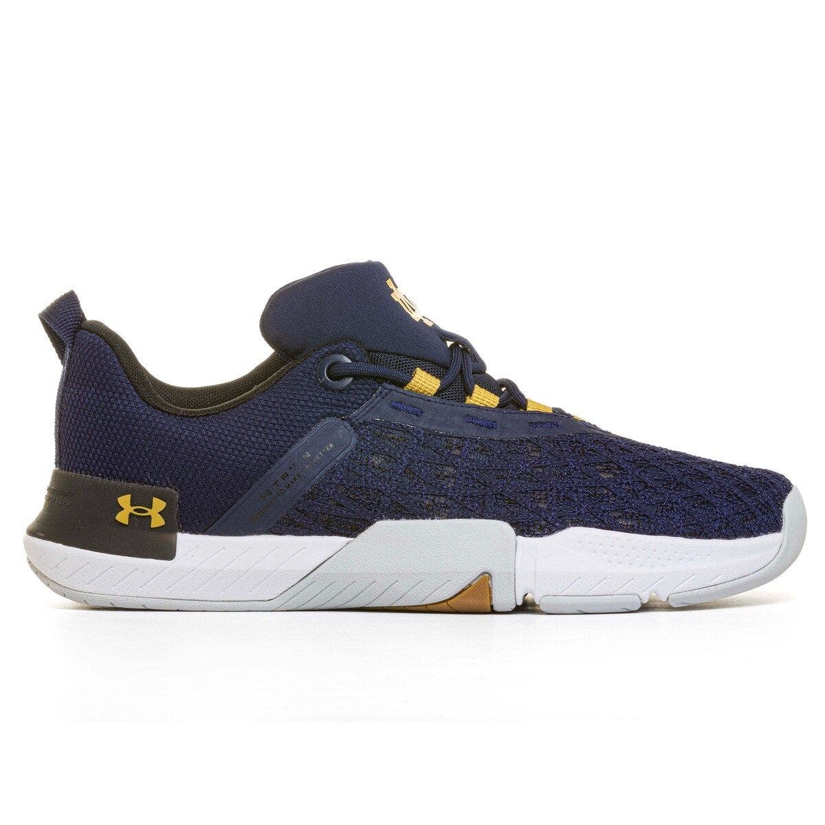 Under Armour Men's Under Armour  Navy Notre Dame Fighting Irish TriBase Reign 5 Training Shoes, Alternate, color, 