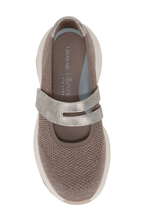 Shop Bzees Intuition Mary Jane Sneaker In Brown Knit