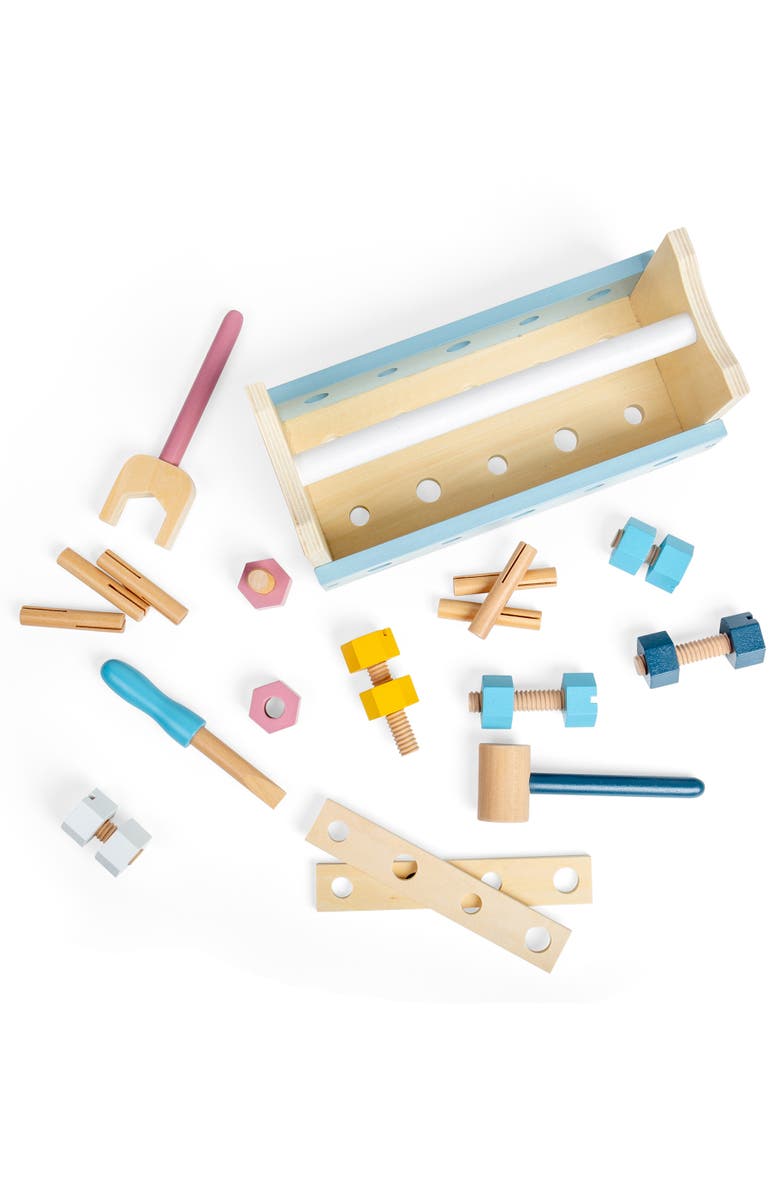 Bigjigs Toys FSC<sup>®</sup> Certified Activity Work Bench, Alternate, color, Multicoloured