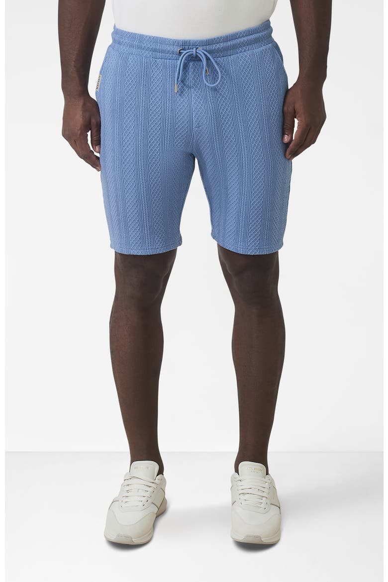 Tanami Textured Stretch Slim Shorts, Main, color, Medium Blue