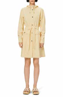 Rains Curve Waterproof Belted Jacket