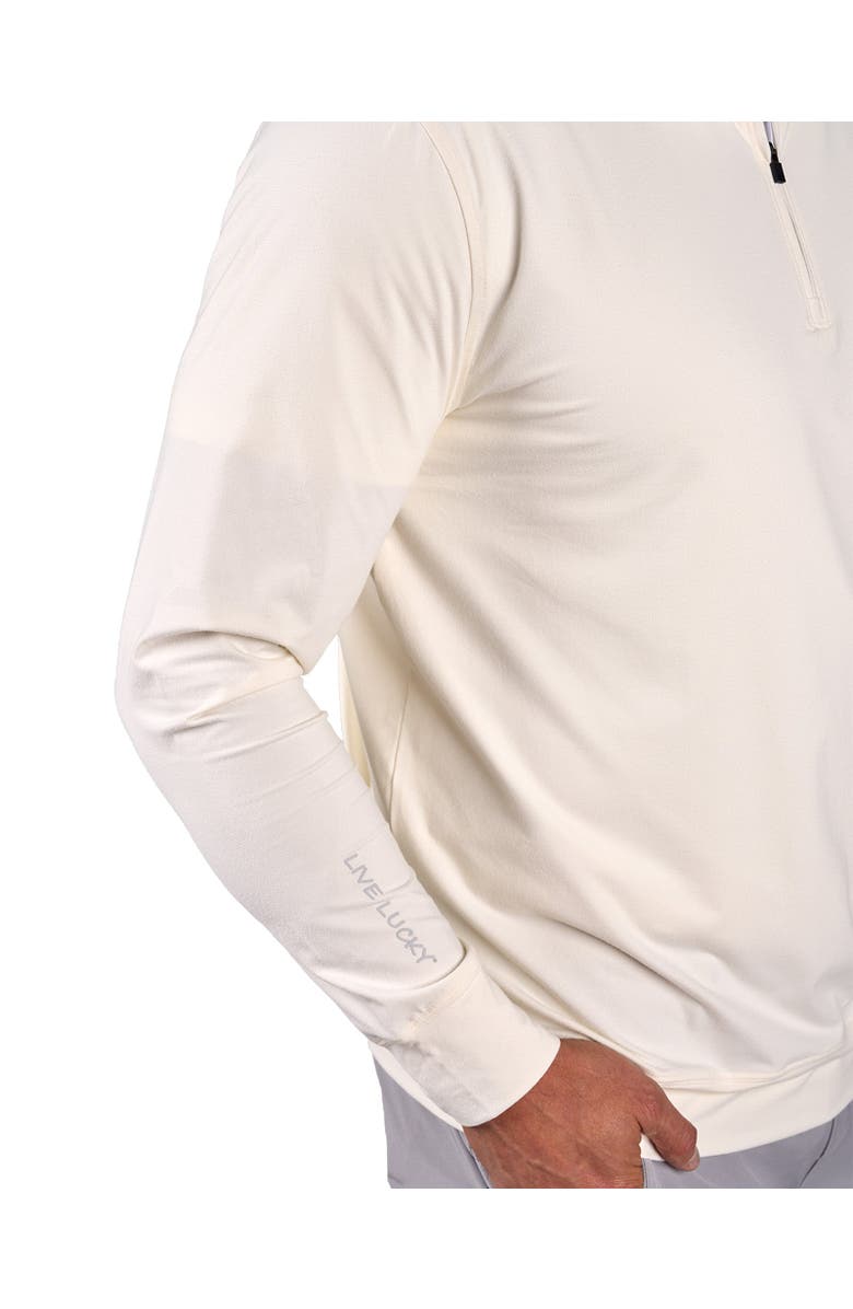 Black Clover Members Only Quarter-Zip, Alternate, color, Vanilla Stone