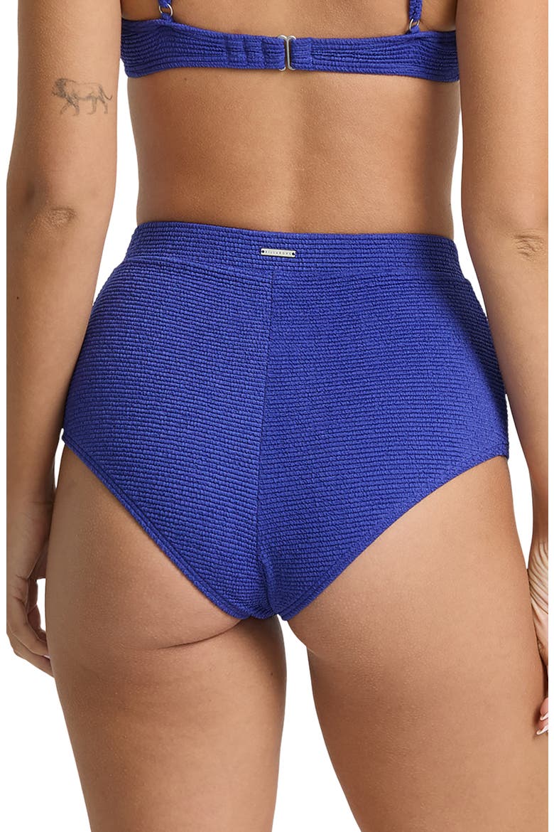 Crinkle Crush Avalon Bikini Bottoms, Alternate, color, ROYAL BLUE