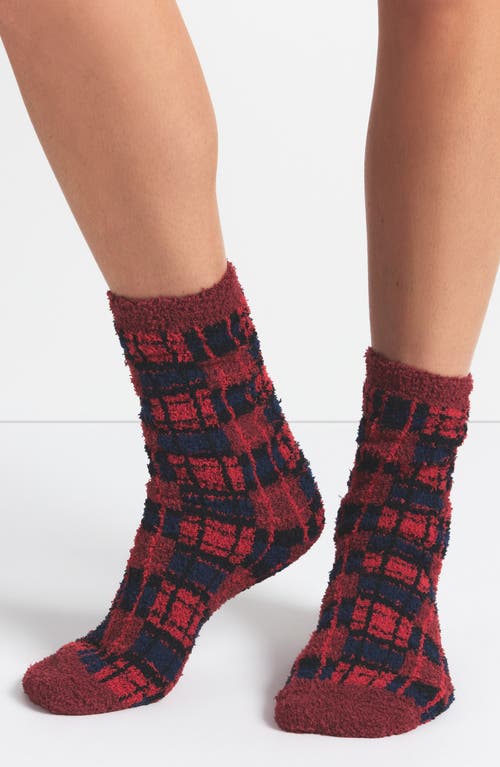 Skims 2-pack Cozy Crew Socks In Red