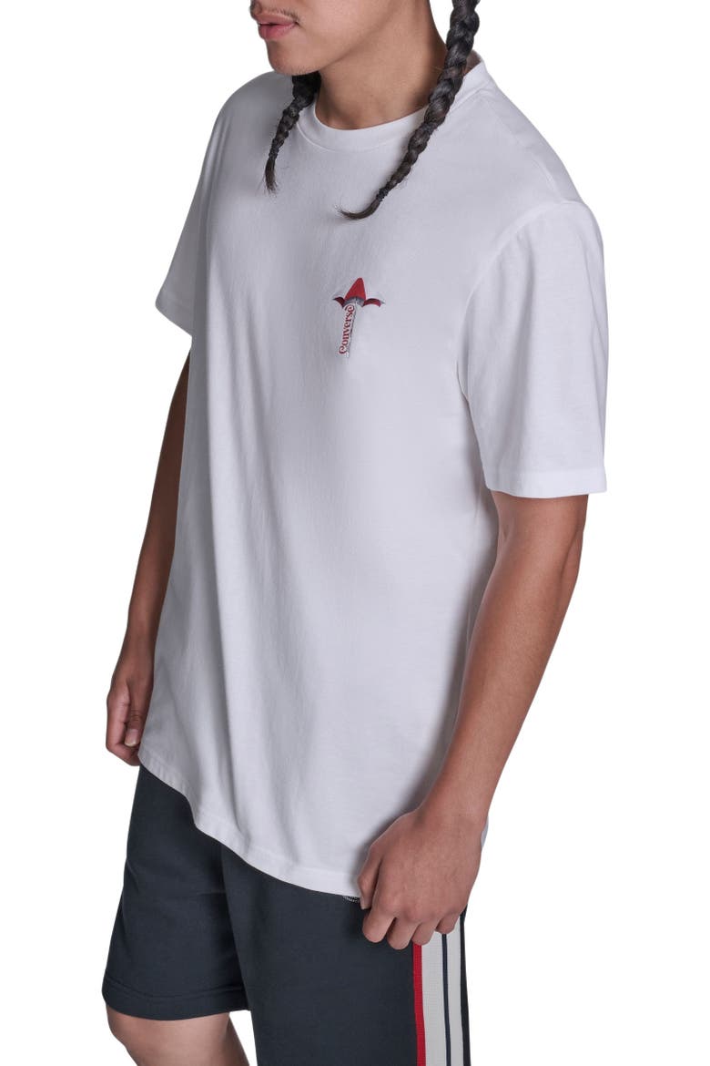 Hotdog Cart Tee, Alternate, color, WHITE