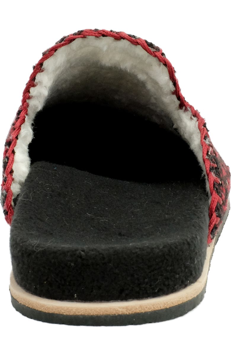 Revitalign Alder Faux Shearling Orthotic Slipper, Alternate, color, Red
